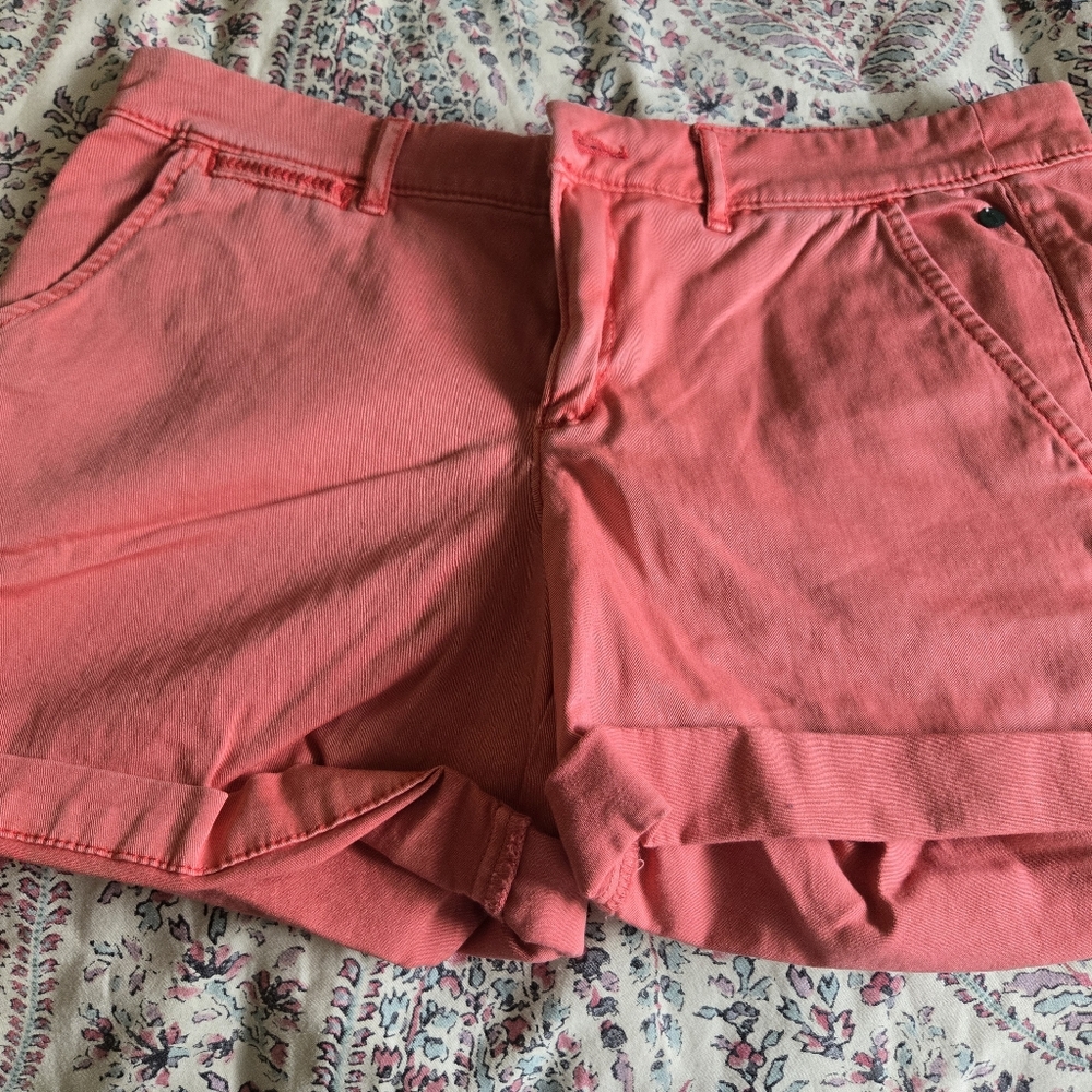 Pilcro and the Letterpress Pink Bermudas Relaxed Fit